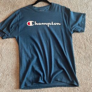 Blue Champion shirt